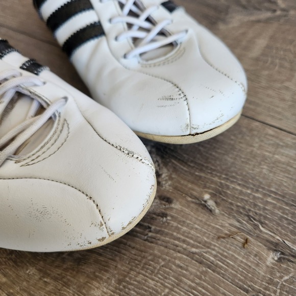 2007 Adidas Goodyear Womens Driving Racing Sneaker Shoes White Black Size 7 READ - Picture 9 of 13